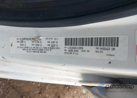 2012 Dodge Avenger Se z USA, uszkodzony, nr VIN 1C3CDZAB2CN133599